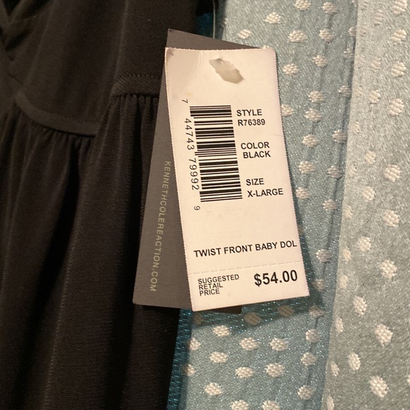 Kenneth Cole reaction twist front baby doll dress, lounger or cover up. Size XL - Picture 4 of 9